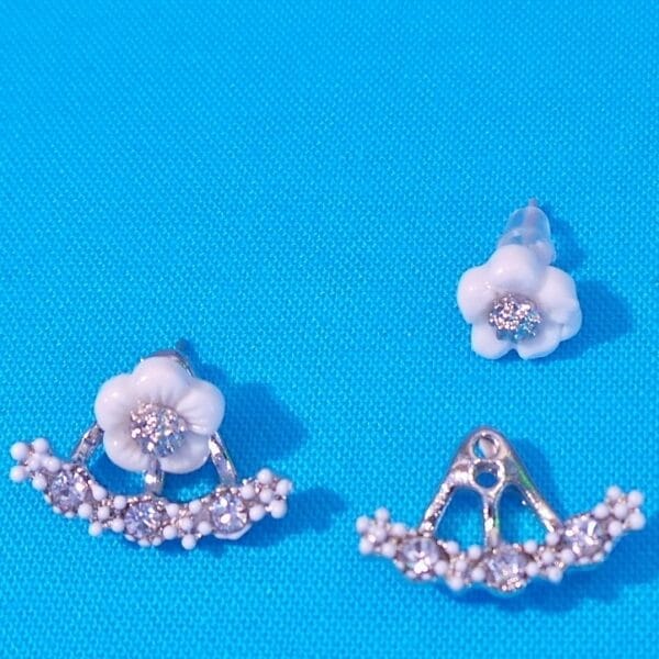 Crystal Rhinestone Ear Crawlers