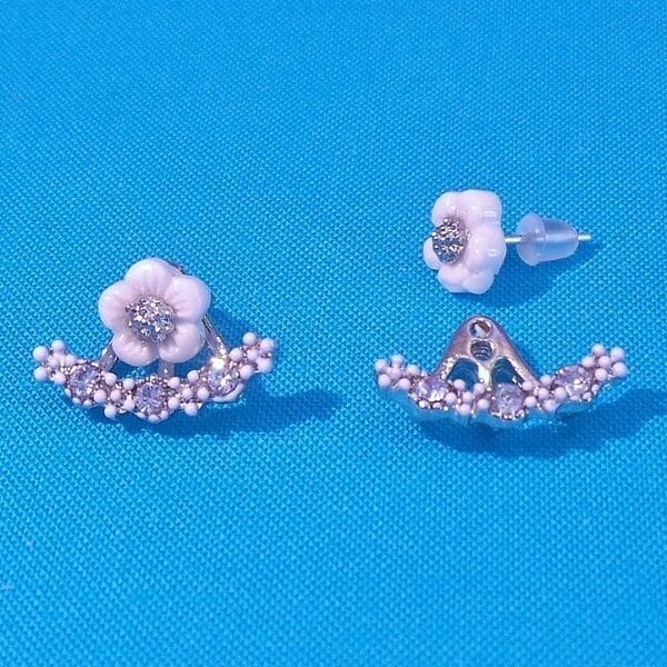 Crystal Rhinestone Ear Crawlers