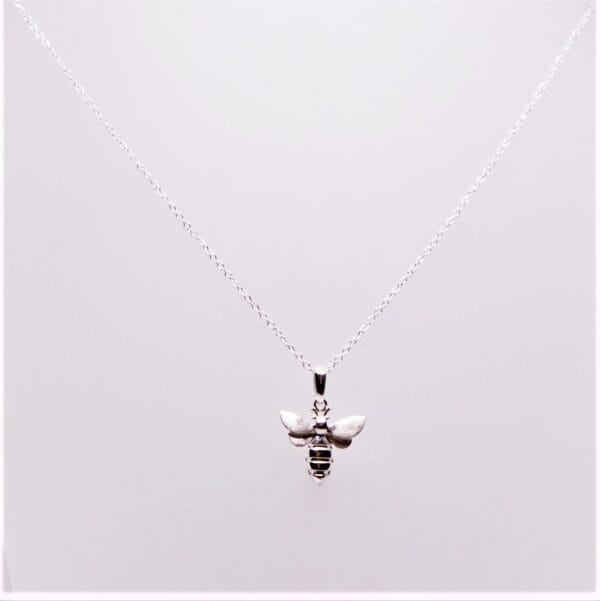 Stunning Sterling Silver Bee Necklace