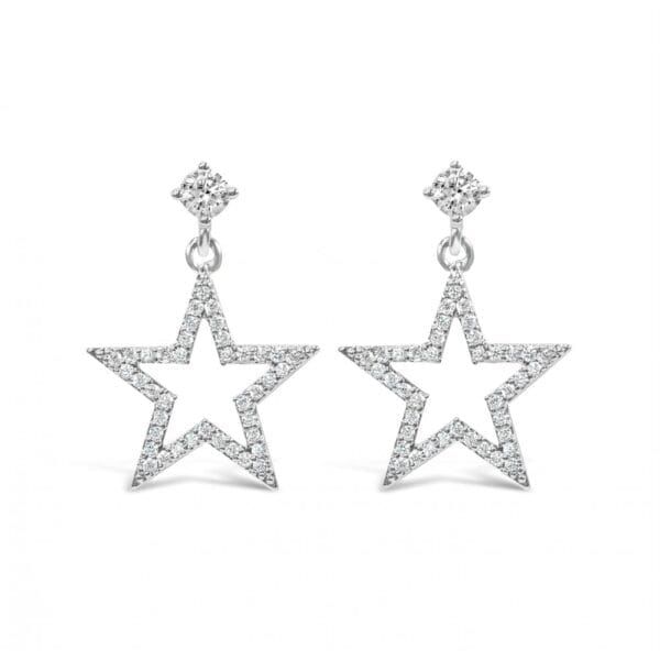 Dainty Sparkling Cubic Zirconia Crystal Earrings