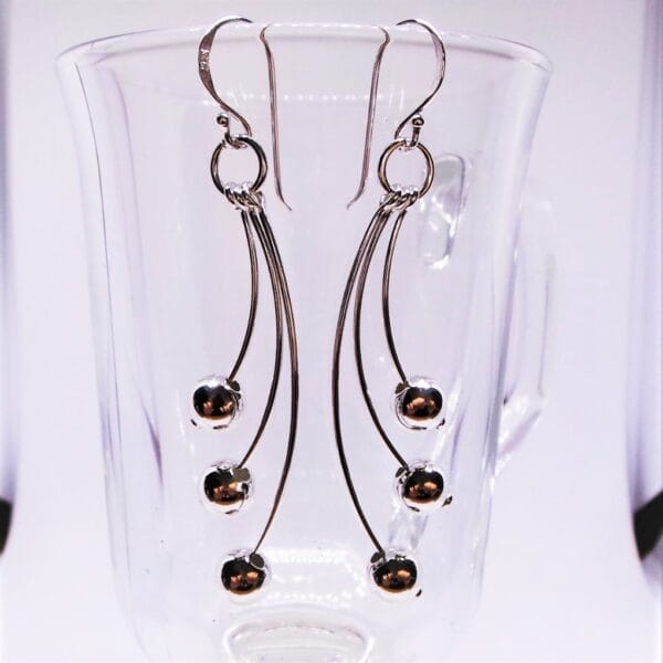 Stunning Annalisa Sterling Silver Drop Earrings