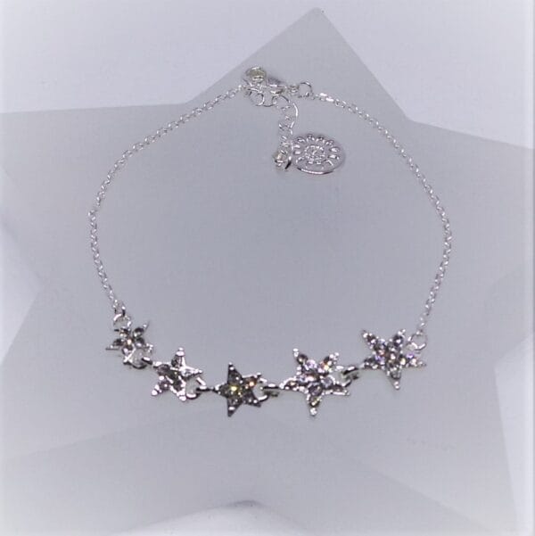 Stunning Sparkling Multi Star Crystal Bracelet