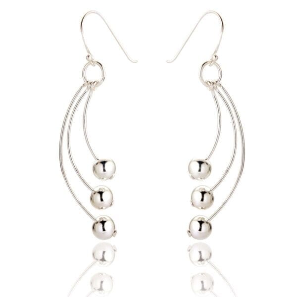 Stunning Annalisa Sterling Silver Drop Earrings